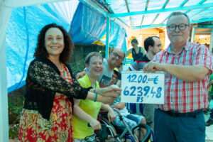 Donation handover at Parsifal in Sao Paulo
